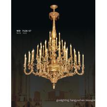 Classical Hotel Gold Brass Chandelier Light (WD7126-57)